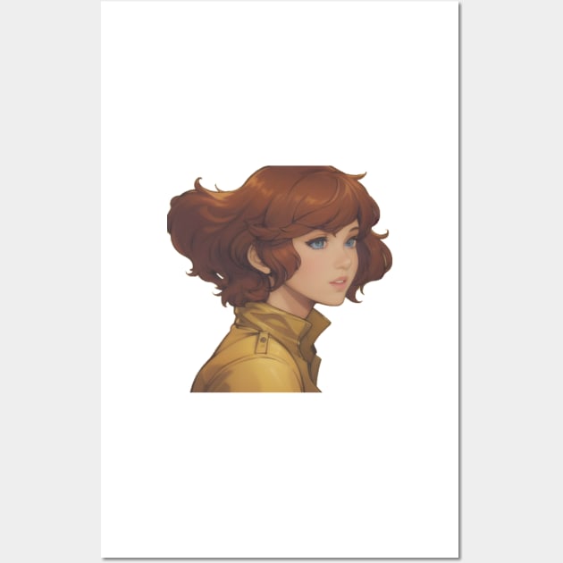 April O'Neil Wall Art by mindworldz